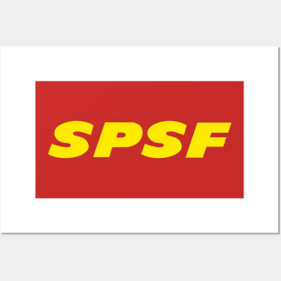 SPSF Yellow Logo Posters and Art